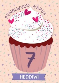 7 M - Cacen / 7 F - Cake