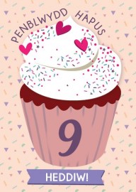 9 M - Cacen / 9 F - Cake