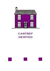 Cartref Newydd - Piws / New Home - Purple