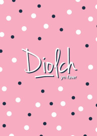 Diolch - pinc / Thank you - pink
