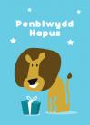 Penblwydd Agored - Llew / Open Birthday - Lion