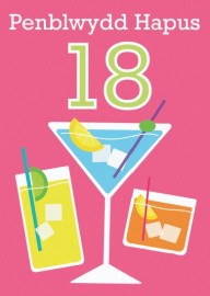 18 M - Gwydrau / 18 F - Glasses